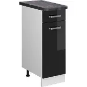 Vicco R-Line Keukenonderkast – 30 cm, WB Antraciet Zwart hoogglans