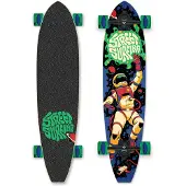 Street Surfing - Cut Kicktail Longboard - Kinderen - 36 inch - Astronaut - 91cm