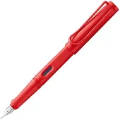 Lamy safari vulpen rood mat fijne punt