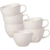 Villeroy & boch Koffiekop Crafted Cotton Crème (Set van 6)