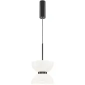 Maytoni Kyoto, moderne hanglamp, zwart en wit, LED, 11W, warm wit licht, 3000K