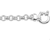 The Jewelry Collection Zilveren Collier jasseron 5 1018697 42 cm