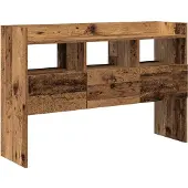vidaXL Dressoir 105x30x70 cm bewerkt hout oud houtkleurig