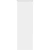vidaXL Verduisteringsgordijn, wit, 40x130 cm, stofbreedte 35,7 cm, polyester