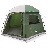 vidaXL Familietent iglo 6-persoons groen waterdicht