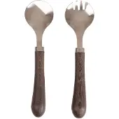 Sagaform Astrid saladeset Bruin-zilver