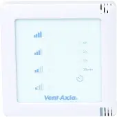 Vent-Axia Multihome SSU-BZ - 4-standenschakelaar draadloos RF - Batterij - ZWART