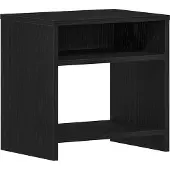 vidaXL Nachtkastje 40x30x40 cm spaanplaat zwart eikenkleurig