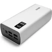 OOQE PowerCharge 4: Geavanceerde powerbank met hoge capaciteit - Wit