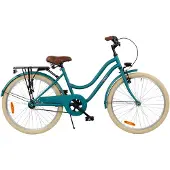 2Cycle Cruiser kinderfiets 24 inch (8 tot 10 jaar) voor meisjes groen-blauw