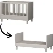 Cabino Delgado Baby Bed 70x140 cm unisex