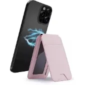 Musthavz Leren MagSafe Wallet Met Stand Roze