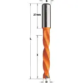 Cmt Drevelboor 12mm, schacht 10x27 links