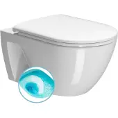 GSI Pura Eco Wandcloset, Swirlflush, 36x55cm, wit ExtraGlaze