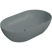 Sapho Keramische opbouw waskom sapho pura 60x37 mat groen
