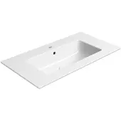 GSI Pura Keramische wastafel Slim 82x46cm, wit ExtraGlaze