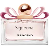 Salvatore Ferragamo Signorina, voor dames, 100 ml, niet navulbare fles, spray, INGREDIËNTEN: ALCOHOL DENAT. (SD ALCOHOL 39-C), PARFUM (FRAGRANCE), AQUA (WATER), BENZYL SALICYLATE, LINALOOL,..., 115 mm