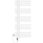 LuxeBath Badkamer radiator middenaansluiting 500x1200 mm wit met verwarmingselement 1200W