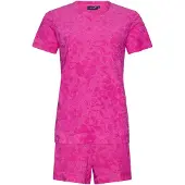 Rebelle Felroze badstof shortama | Maat 44