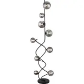 Globo Lighting vloerlamp, metaal, mat zwart, 9x G9 LED