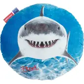 Freek Vonk Haai Kussen Sierkussen - dia 40 cm - Blauw