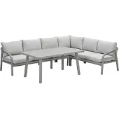 Garden Impressions Tarera lounge dining set 5-delig R - taupe