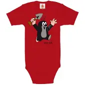 Logoshirt Rompertje/body rood