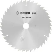 Bosch PRO Wood cirkelzaagblad, 254 x 2 x 30 mm