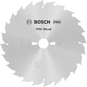 Bosch PRO Wood Cirkelzaagblad 254 x 2,8 x 30 mm - 2608838412