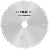 Bosch 235x2.4x30/25d 64tr-f Multimateriaal Cirkelzaagblad