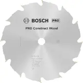 Bosch CIRKZB CONSTR. WOOD 184X16X2,6 12T FWF