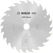 Bosch Powertools 2608837667 PRO Accu Cirkelzaagblad Voor Hout - 136 X 15,87 X 24T
