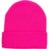 Widmann - Jaren 80 & 90 Kostuum - Gooffey Beanie Neon Roze - Roze - Carnavalskleding - Verkleedkleding