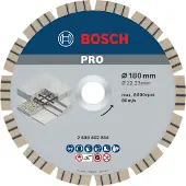 Bosch 2608602654 Power Tools Diamanten doorslijpschijf Diameter 180 mm Boordiameter 22.23 mm Beton 1 stuk(s)