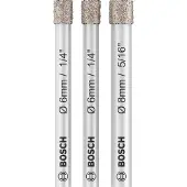 Bosch 2607011626 Pro 3-delige Ceramic Boorset - 6 Mm - 8 Mm