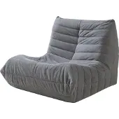 En.casa Relaxstoel Kodsø lounge fauteuil 75x90x100 cm grijs []