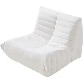 En.casa Relaxstoel Kodsø lounge fauteuil 75x90x100 cm microvezel beige []