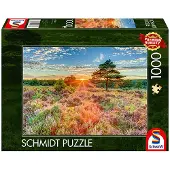 Schmidt - Legpuzzel - Heide bij zonsondergang - 1000 stukjes - Volwassenen - vanaf 12 jaar