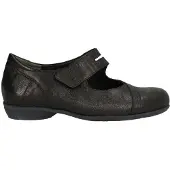 Durea 5737 wijdte K Bandschoenen | Maat 4 Dames Zwart