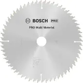 Bosch Cirkelzaagblad Multi Material, 254 x 30 x 3,2 mm, 60T