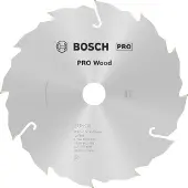 Bosch Speedline Zaagblad voor Hout 160x20x2,4mm 12T