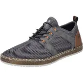 Rieker Veterschoen 'Sneaker Herren B5252-45 Leder-Mix in grau' grijs