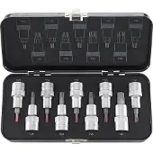 Format Schroefbit- set 1/2" T20 tot T60 9-delig
