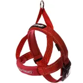 EzyDog Quick Fit tuig M Rood