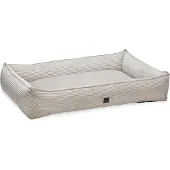 Designed By Lotte Ribbed - Hondenmand - Lichtgrijs - 120x80x23 cm