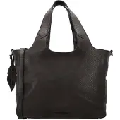 Hide & Stitches Earth Shopper - Handtas - Duurzaam Gelooid Leer - Meerdere Vakken - Verstelbare/Afneembare Schouderband - Praktisch - Leren Dames Tas - Zwart