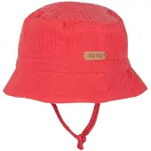 Pure Pure - Kid's Binde-Hut Mull - Hoed 49 cm, rood
