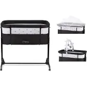 Momi Co-Sleeper Momi Revo Dark Grey
