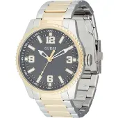 GUESS Analoog horloge 'VARSITY' goud / zilver