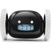 Clocky - Alarm Klok op Wielen - Zwart - CL-BLACK